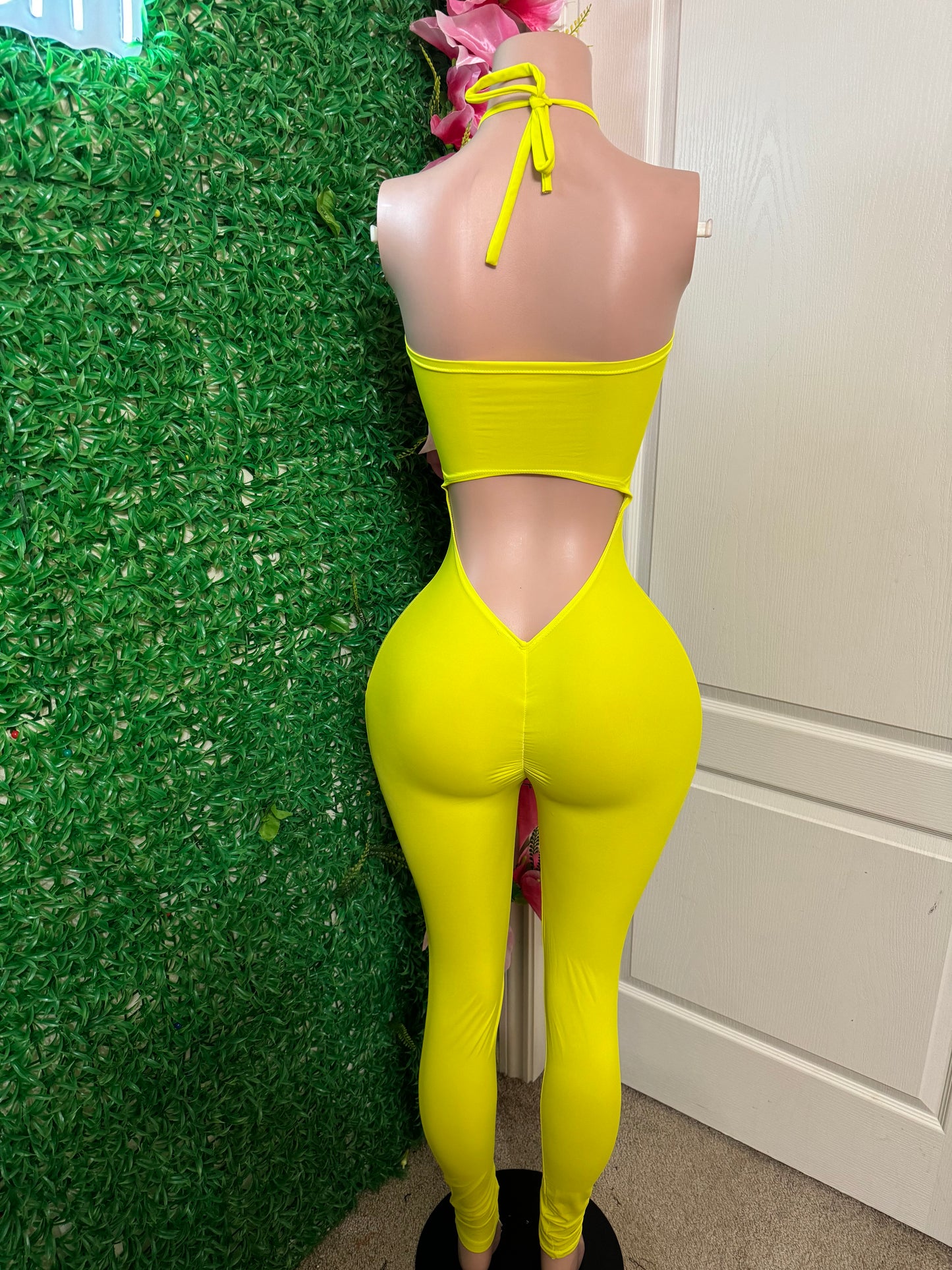 Bright lemonade jumpsuit