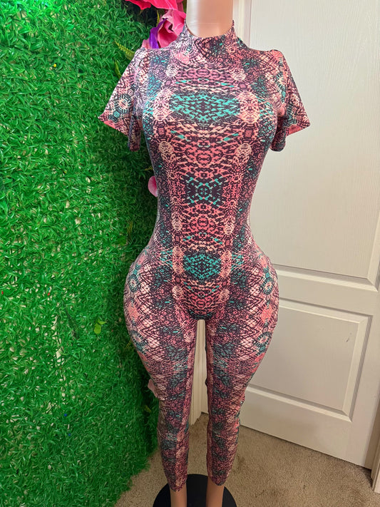 Printed Romper