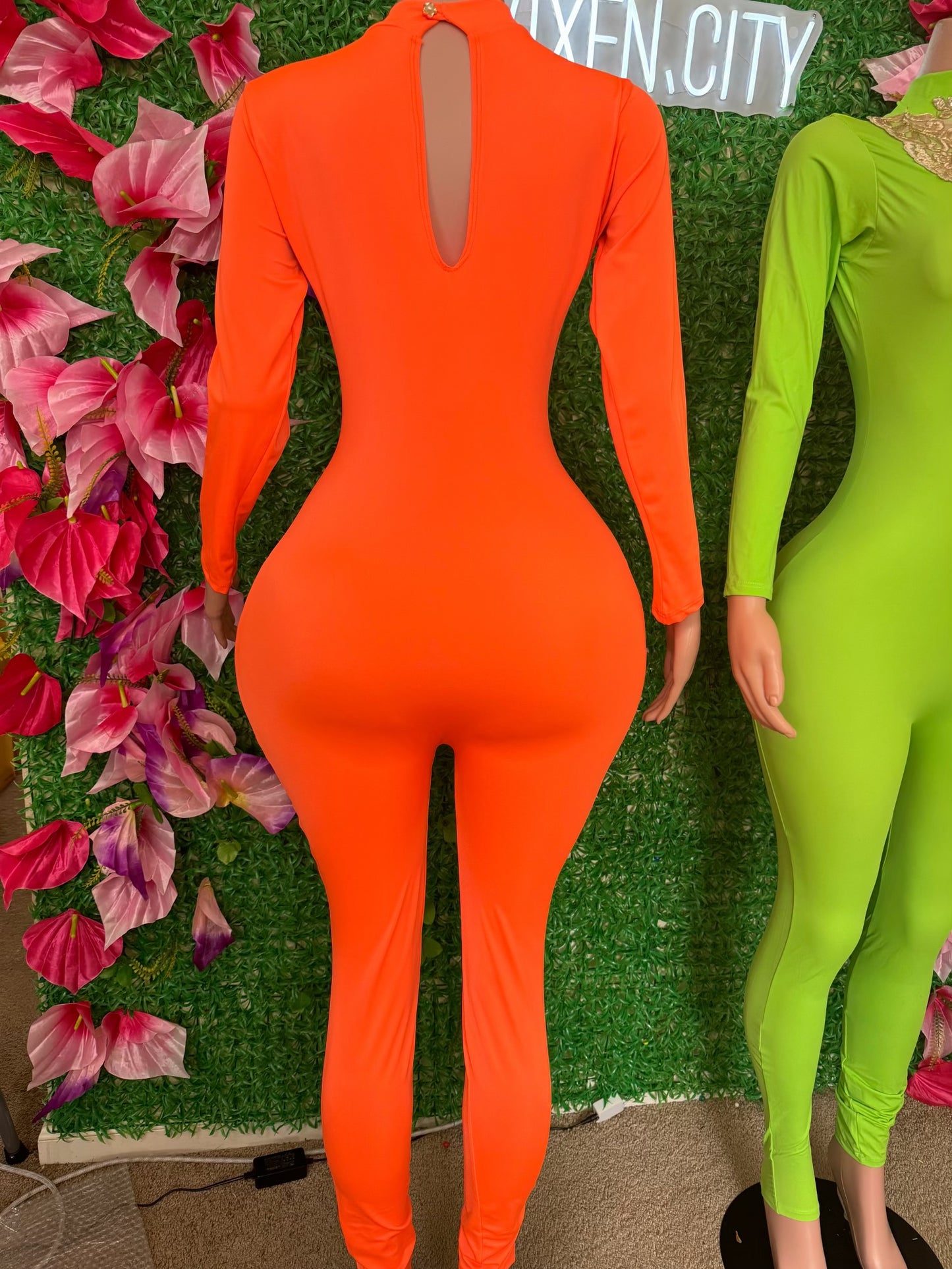 Bright Orange Jumpsuit