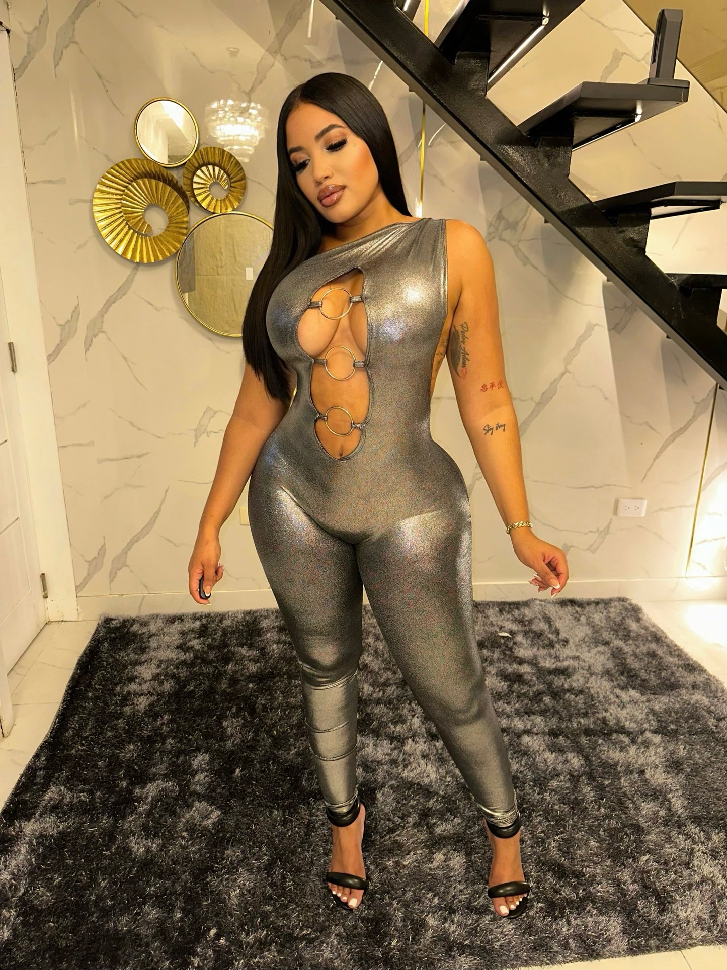 Metallic jumpsuit