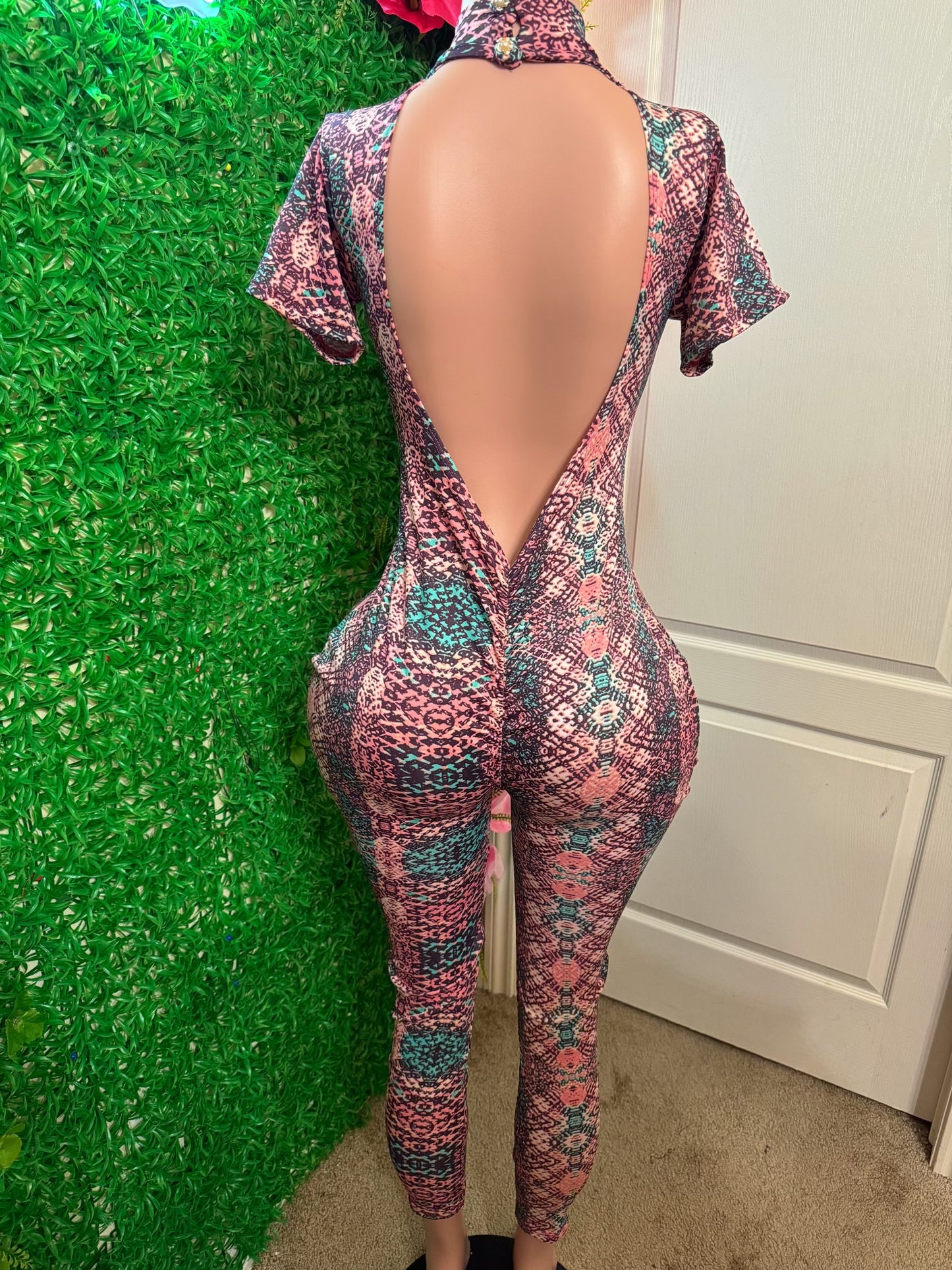 Printed Romper