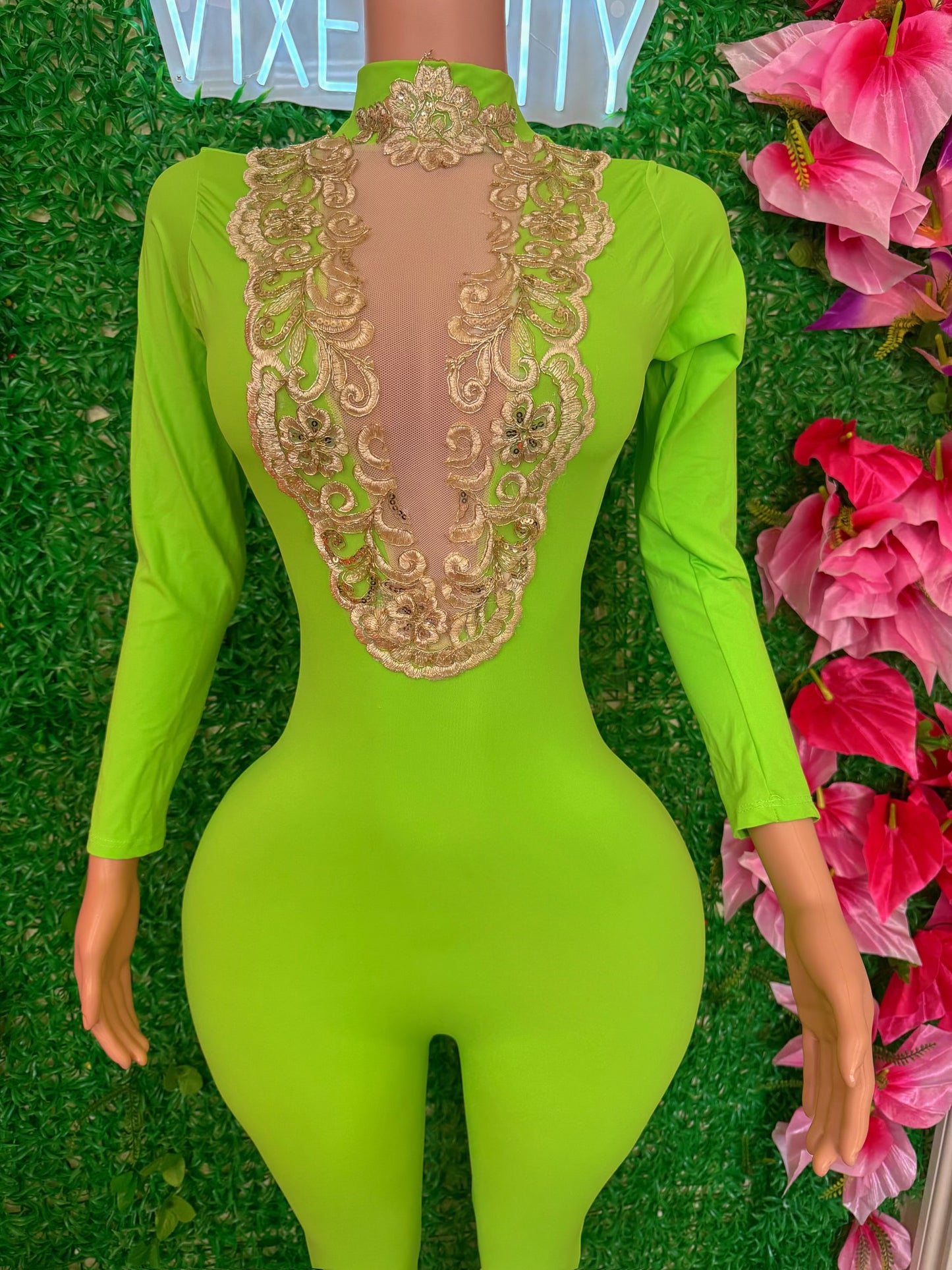 Neon Green Jumpsuit