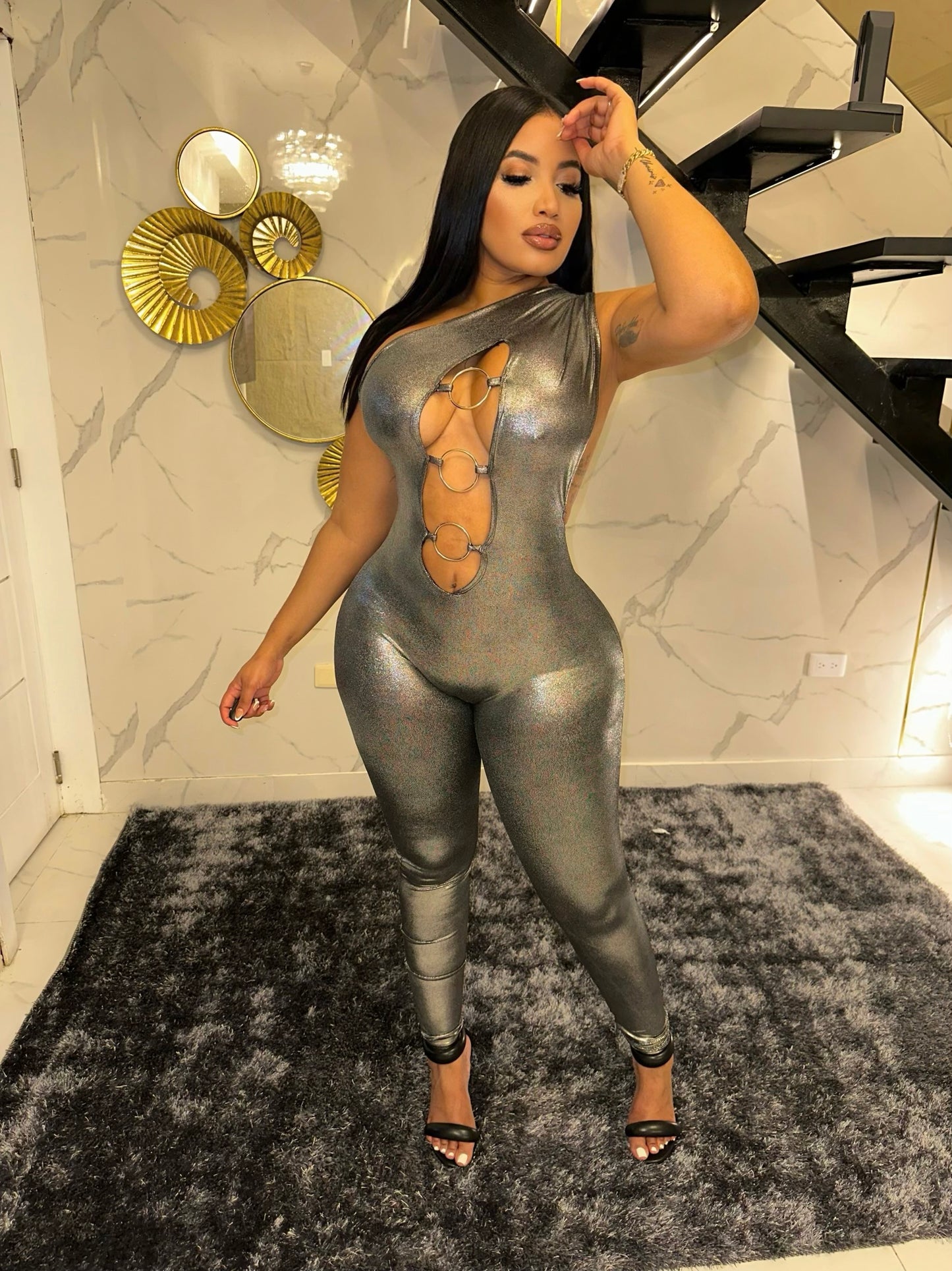 Metallic jumpsuit