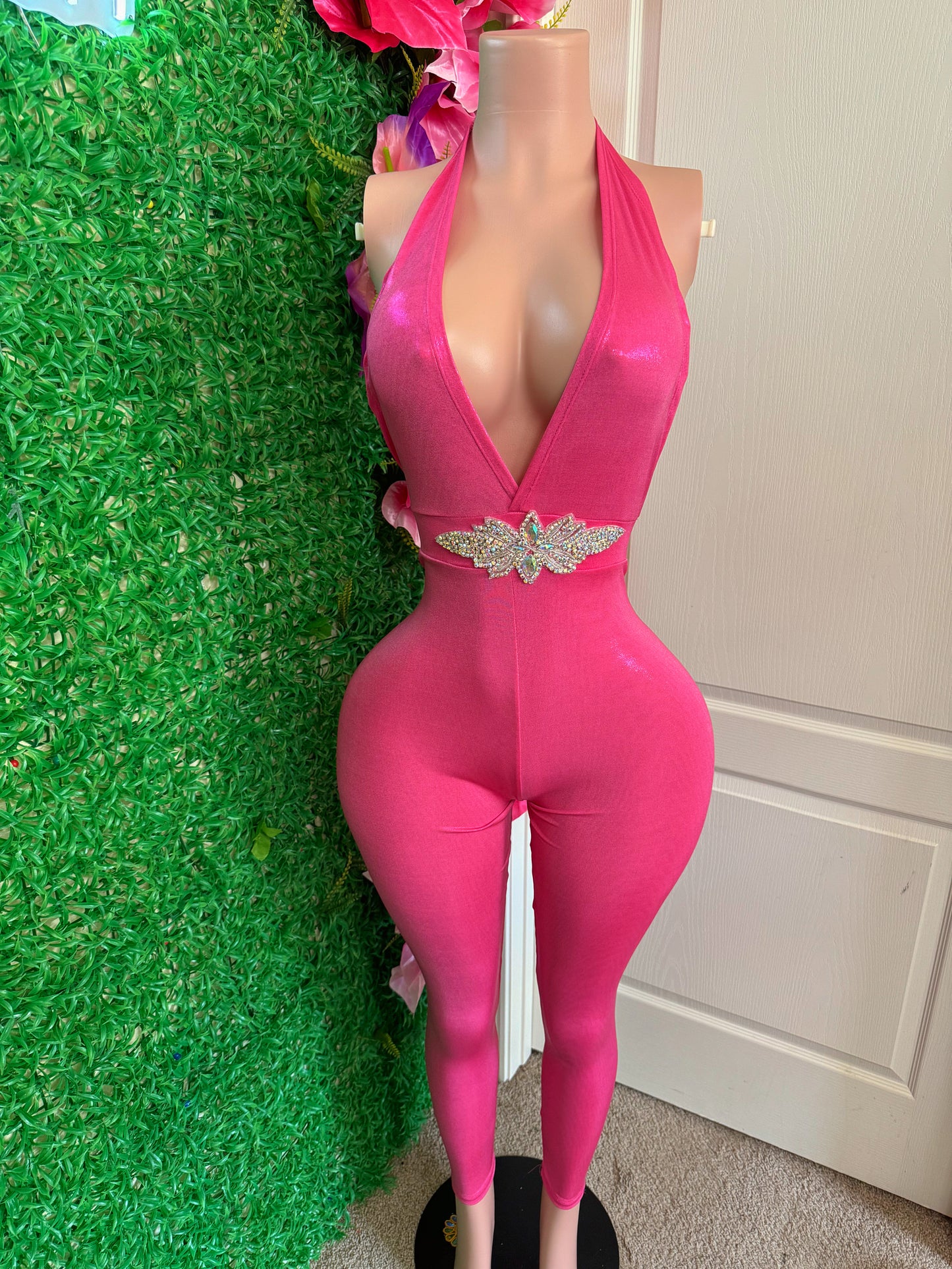 Pink jumpsuit