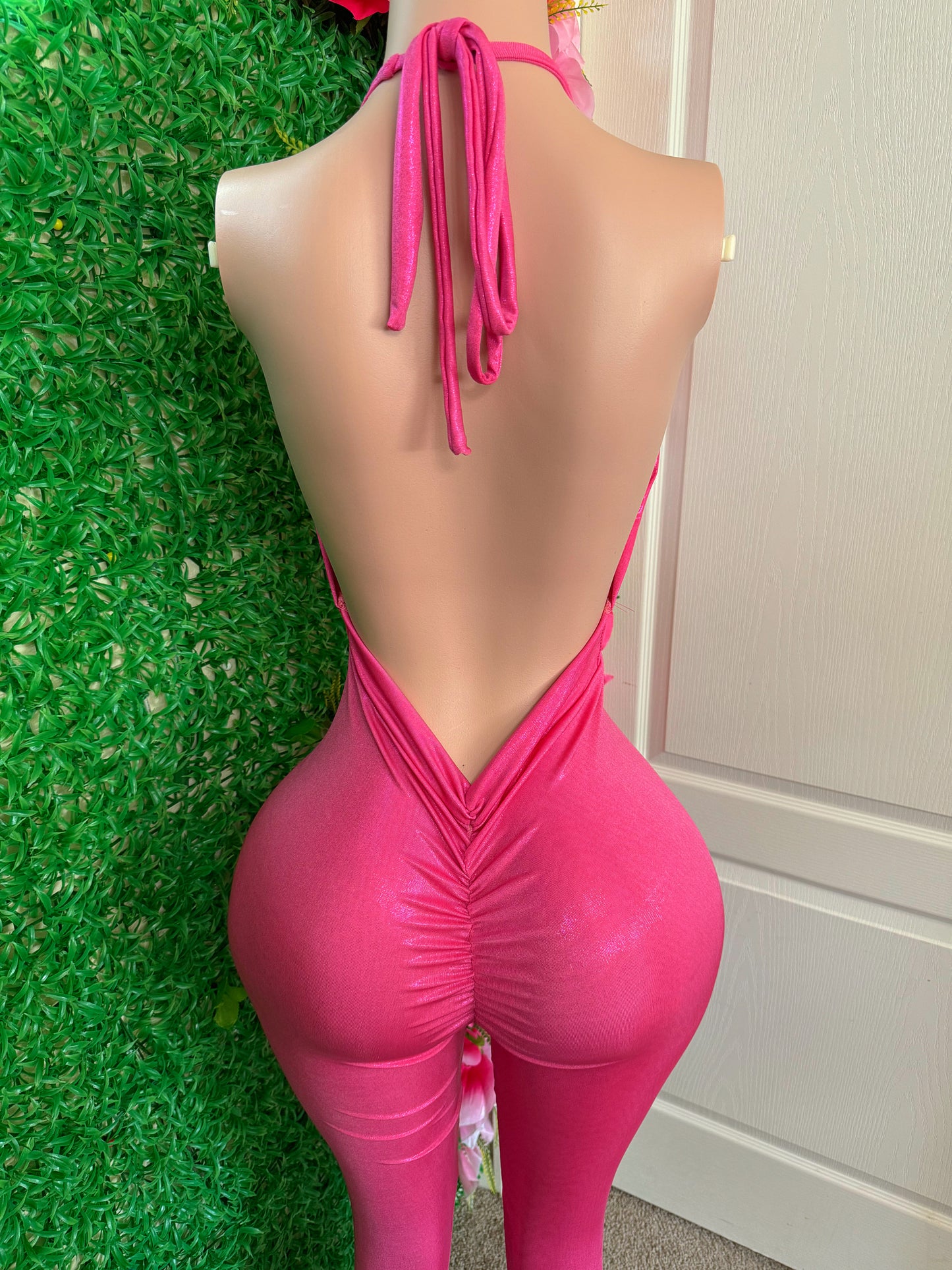 Pink jumpsuit