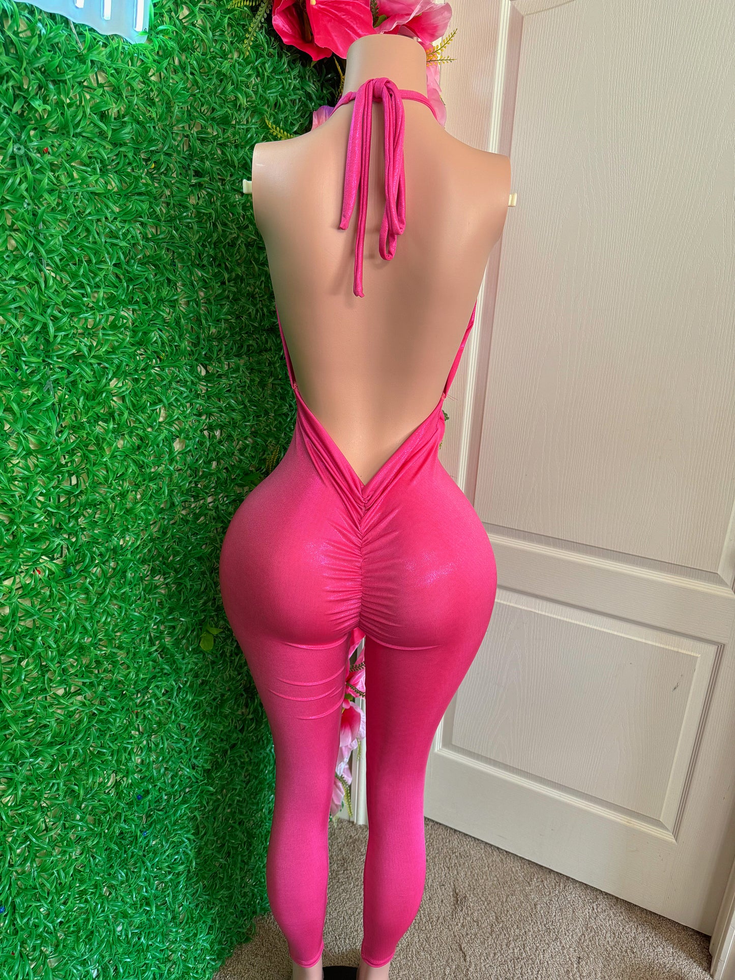 Pink jumpsuit